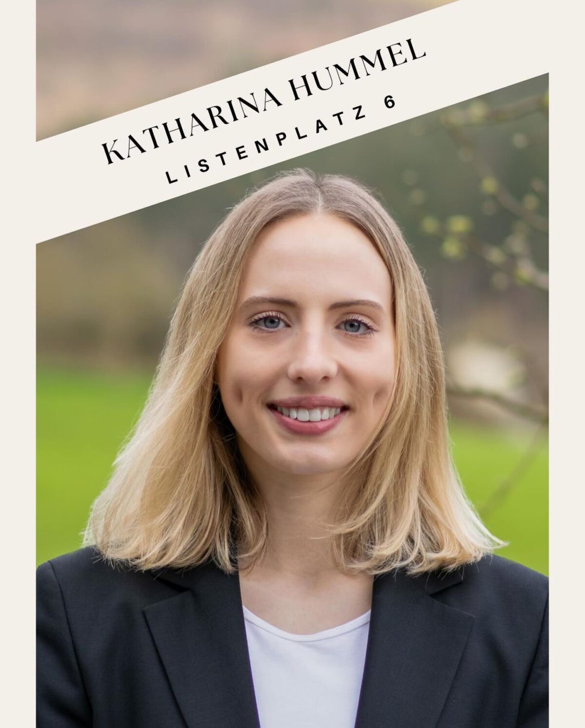 Kandidatin Katharina Hummel