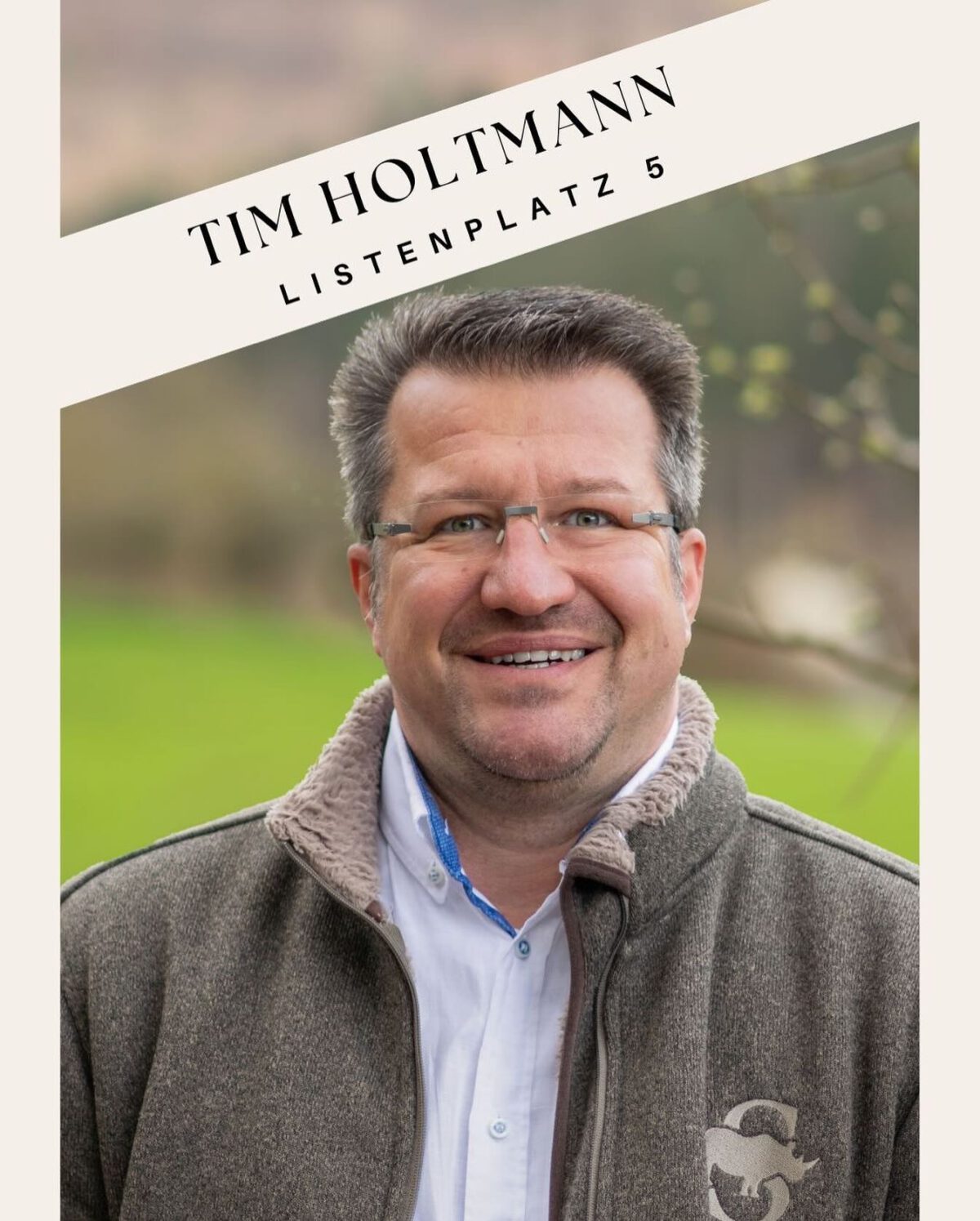 Kandidat Tim Holtmann
